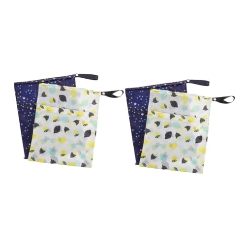 KOMBIUDA 4stücke wasserdichte Wet Bags Für Windeln Schwimmsachen Und Handtücher Wiederverwendbare Waschbare Aufbewahrungstaschen Für Unterwegs Für Wickeltaschen Und Reisen von KOMBIUDA