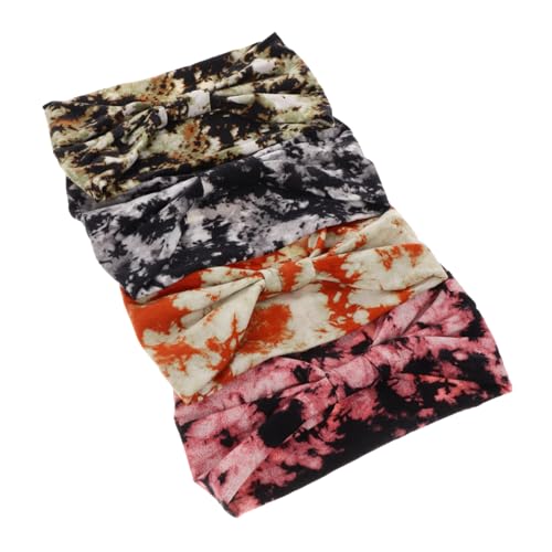 KOMBIUDA 4stücke Sport-stirnband Für Damen Und Herren Elastische Schweißbänder Trainingsbänder Mit Hoher Atmungsaktivität Geeignet Für Yoga Laufen Und Tennis Schweißabsorbierendes von KOMBIUDA