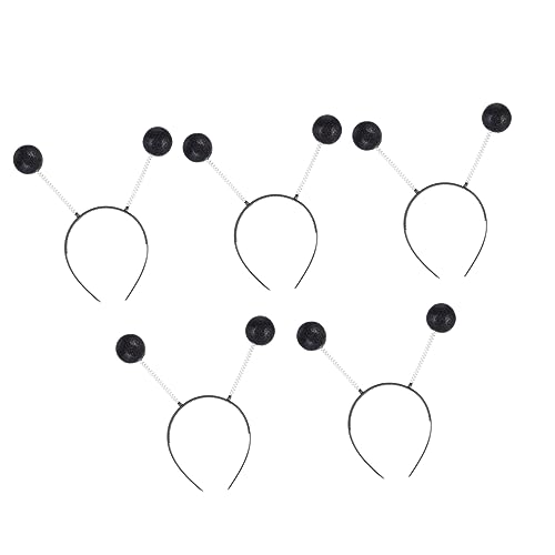 KOMBIUDA 5 Stück Teiliges Haarreifen mit Niedlichen Schaumstoffbällen Kreative Kopfbedeckung für Karneval Party und Bühnenauftritte Langlebiges Material Einzigartiges Design für Damen und von KOMBIUDA