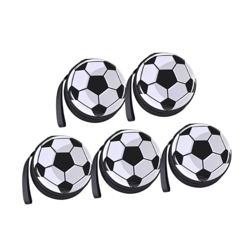 KOMBIUDA 5stücke Fußball Geldbörse Börse Zum Anklipsen Sportbeutel Aus Langlebige Aufbewahrungsbox Für Münzen Snacks Tragbar Leicht Für Fußball Liebhaber Teen Mädchen von KOMBIUDA