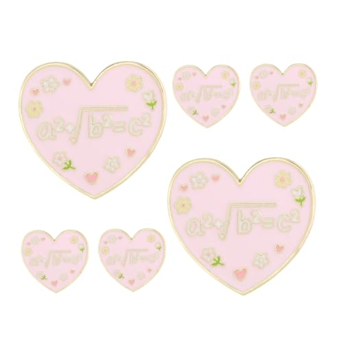 KOMBIUDA 6 Stück Love Heart Broschen aus Legierung Dekorative Anstecknadeln mit Englischen Buchstaben Modische Schmuckbroschen für Kleidung Taschen und Schals Perfektes Valentinstags KOMBIUDA 6 Stück Love Heart Broschen aus Legierung Dekorative Anstecknadeln mit Englischen Buchstaben Modische Schmuckbroschen für Kleidung Taschen und Schals Perfektes Valentinstags von KOMBIUDA