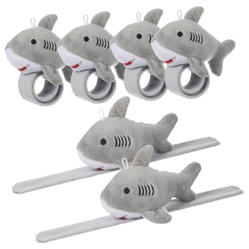 KOMBIUDA 6stücke Plüsch Tier-schlagarmbänder Gefüllte Schlagarmbänder Für Handgelenk Cartoon-design Partygeschenke Für Junge Mädchen Karnevalspreise Kuscheltier-armbänder von KOMBIUDA