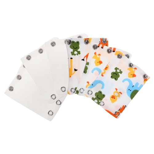 KOMBIUDA 6stücke Jumpsuit-erweiterung Aus Baumwolle Druckknopf-verlängerung Für Kleinkinder-body Geeignet Für Unterschiedliche Maschinenwaschbar Komfortabel Und Praktisch von KOMBIUDA