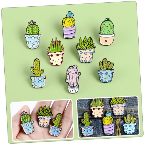 KOMBIUDA 8 Stück Teiliges Kaktus broschen Niedliche Pflanzen pins Zarte Anstecker für Rucksäcke Kleidung und Accessoires Vielseitige Modische Broschen im Bonsai design Stilvolle KOMBIUDA 8 Stück Teiliges Kaktus broschen Niedliche Pflanzen pins Zarte Anstecker für Rucksäcke Kleidung und Accessoires Vielseitige Modische Broschen im Bonsai design Stilvolle von KOMBIUDA