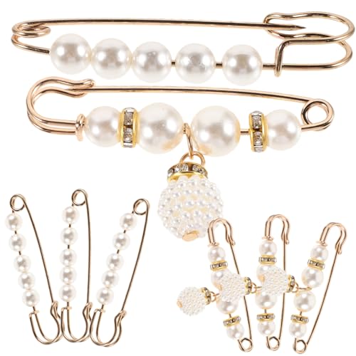 KOMBIUDA 8 Stück Teiliges Perlen Broschen Sicherheitsnadeln Kleidungsclip Anstecker zum Taillenzusammenziehen Strapazierfähige Modebroschen für Hosen und Strickjacken Kratzfrei KOMBIUDA 8 Stück Teiliges Perlen Broschen Sicherheitsnadeln Kleidungsclip Anstecker zum Taillenzusammenziehen Strapazierfähige Modebroschen für Hosen und Strickjacken Kratzfrei von KOMBIUDA