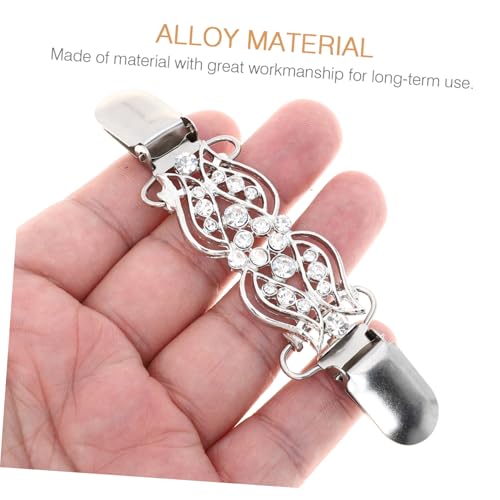 KOMBIUDA 8 Stück Teiliges Retro Cardigan Clips aus Hochwertiger Legierung Vielseitige Damen Pullover Clips für Strickjacken Schals und Kleider Modische und Praktische Schmuckaccessoires von KOMBIUDA