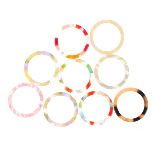 KOMBIUDA 9 Stück Teiliges Retro Acetatringe für Damen Leichte Bunte Vintage Fingerringe aus Langlebigem Runde Schmuckringe für Geburtstag Hochzeit und Festlichkeiten Zufällige Farbe KOMBIUDA 9 Stück Teiliges Retro Acetatringe für Damen Leichte Bunte Vintage Fingerringe aus Langlebigem Runde Schmuckringe für Geburtstag Hochzeit und Festlichkeiten Zufällige Farbe von KOMBIUDA