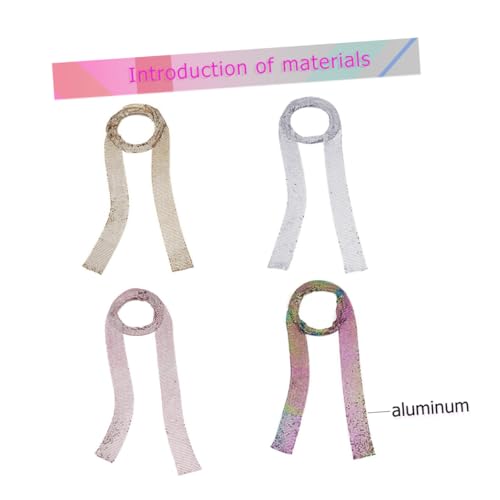 KOMBIUDA Aluminium Kette Schal Halskette Damen Leicht Langlebig Modisch Lang Persönlichkeit Schmuck Geschenk für Party Alltag Elegant von KOMBIUDA