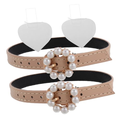 KOMBIUDA Anti lose High Heel Schuhriemen mit Plastik perlenverschluss Rutschfest und Stabil Verstellbar Modische Knöchelriemen für Damen Geeignet für Lockere High Heels Einfach Anzubringen von KOMBIUDA