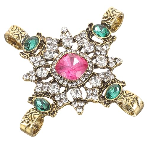 KOMBIUDA Barockstil Brosche Vintage Kreuz Anstecknadel für Kleidung Damen Party Hochzeit Schmuck Modisch Leicht Vielseitig Einsetzbar von KOMBIUDA