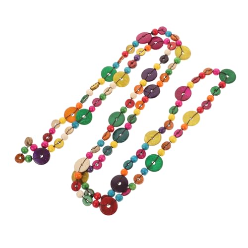 KOMBIUDA Boho Mehrschichtige Halskette aus Farbigem Kokosnussschalen perlen Handgefertigt Vintage Schmuck für Damen Modische Bohemia Kette für Alltag Party und Strand KOMBIUDA Boho Mehrschichtige Halskette aus Farbigem Kokosnussschalen perlen Handgefertigt Vintage Schmuck für Damen Modische Bohemia Kette für Alltag Party und Strand von KOMBIUDA