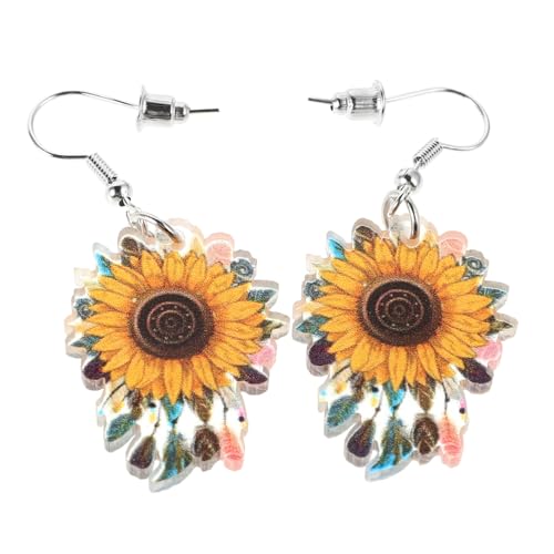 KOMBIUDA Boho Sonnenblumen Ohrringe Damen Funky Blumen Dangle Ohrschmuck Einzigartige Handgefertigte Statement Ohrringe Für Frühling Alltag Partys KOMBIUDA Boho Sonnenblumen Ohrringe Damen Funky Blumen Dangle Ohrschmuck Einzigartige Handgefertigte Statement Ohrringe Für Frühling Alltag Partys von KOMBIUDA