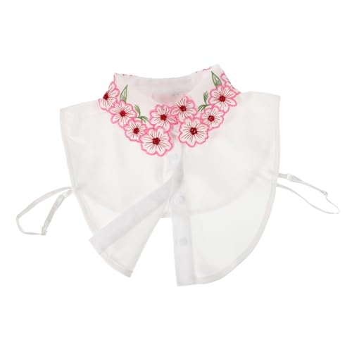 KOMBIUDA Bunte Abnehmbare Damen Fake kragen aus Weichem Polyester Farbenfroher Palastinspirierter Umlegekragen Zarter Runder Falscher Hemdkragen für Stilvolle Looks von KOMBIUDA