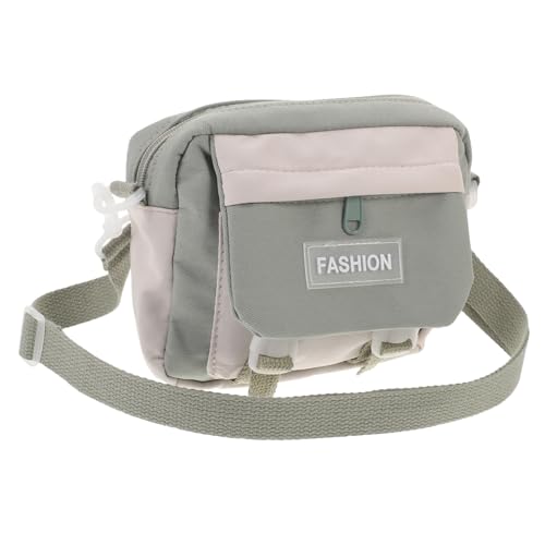 KOMBIUDA Canvas Schultertasche Damen Grün Lässig Großes Fassungsvermögen Multifunktionale Umhängetasche Für Alltag Schule Arbeit Robust Und Praktisch von KOMBIUDA