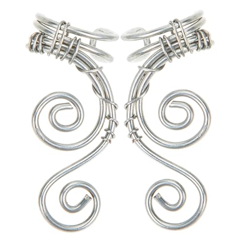 KOMBIUDA Clip Ohrringe für Damen Non piercing Ohrclips Leicht zu Tragen Bunte Ohrmanschetten Modische Boho ohrringe für Mädchen und Frauen Elegante Ohrkletterer von KOMBIUDA