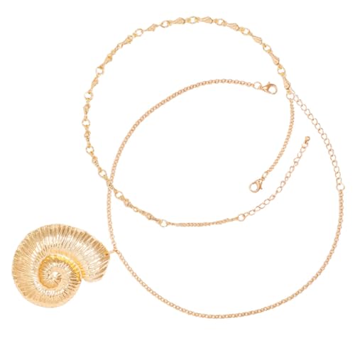 KOMBIUDA Conch Halskette aus Langlebigem mit Einzigartigem Meeresschnecken Anhänger Modisches Schmuckstück für Damen und Herren Perfektes für Strand und Urlaubsliebhaber KOMBIUDA Conch Halskette aus Langlebigem mit Einzigartigem Meeresschnecken Anhänger Modisches Schmuckstück für Damen und Herren Perfektes für Strand und Urlaubsliebhaber von KOMBIUDA