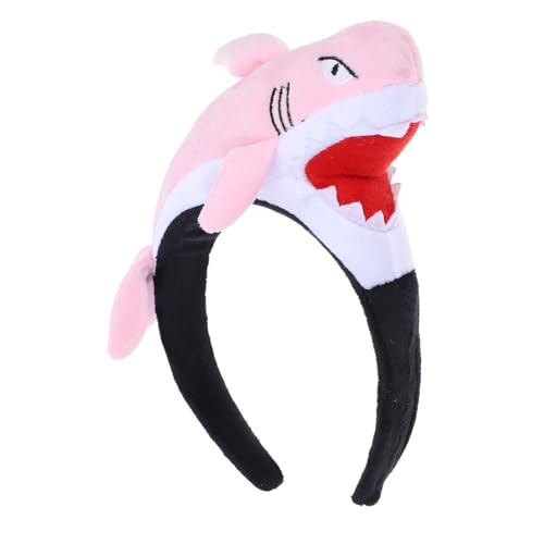 KOMBIUDA Haifischförmiges Stirnband Für Meeresthemen-party Hai-kopfschmuck Für Festival Haarschmuck Für Mädchen Partyzubehör -themenparty-stirnband von KOMBIUDA