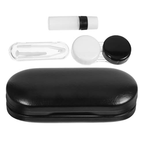 KOMBIUDA Kontaktlinsenbehälter Aus Pu Dicht Und Tragbar Linsenbehälter Für Damen Exquisiter Kontaktlinsenhalter Kosmetischer Aufbewahrungsbox von KOMBIUDA