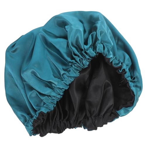 KOMBIUDA Duschhaube Damen Elastische Wiederverwendbare Duschhaube Für Lange Haare Atmungsaktiv Und Hautfreundlich Für Dusche Sauna Und Körperpflege Elegantem Mit Schwarzem Innenfutter von KOMBIUDA