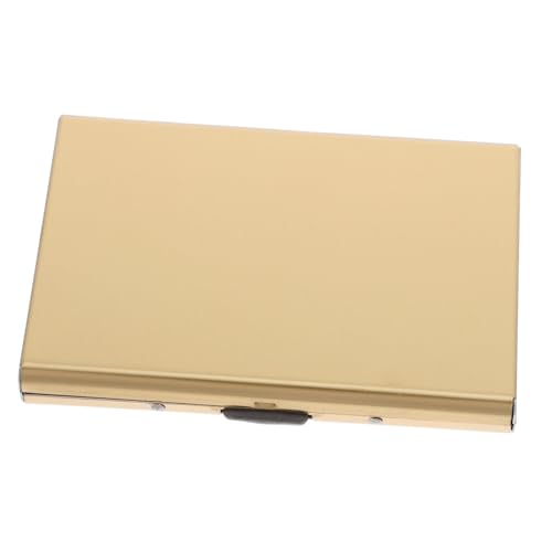 KOMBIUDA Edelstahl Kartenetui mit Fächern Metall Geldbörse mit Anti-demagnetisierung Leichtes Business Card Holder für Damen und Herren Robustes Kratzfestes Design für Büro und Reisen von KOMBIUDA