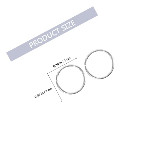 KOMBIUDA Edelstahl Nasenringe Teilig Schmerzfreie Fake Piercing Nasenhoops Modischer Nasenschmuck für Damen Leicht Tragbar Trendige Nasenornamente für Party und Alltag von KOMBIUDA