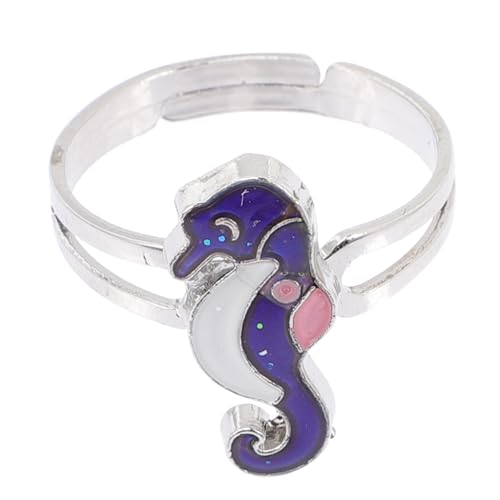 KOMBIUDA Einstellbarer Farbwechsel Stimmungsring Meeresbewohner Design Temperaturreaktiver Schmuck für Mädchen und Frauen Modischer Meerestier Fingerring KOMBIUDA Einstellbarer Farbwechsel Stimmungsring Meeresbewohner Design Temperaturreaktiver Schmuck für Mädchen und Frauen Modischer Meerestier Fingerring von KOMBIUDA