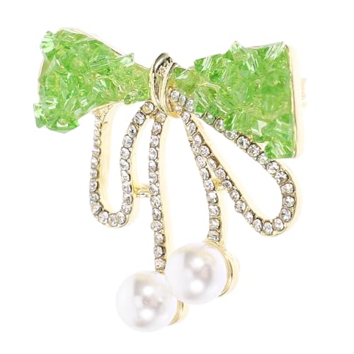 KOMBIUDA Elegante Strasssteine Brosche Damen Schleifen anstecknadel Vintage Stil Kristallbrosche Schmuck für Kleidung Taschen und Schals Ausgefallene Zierliche Bowknot Broschen für Frauen von KOMBIUDA
