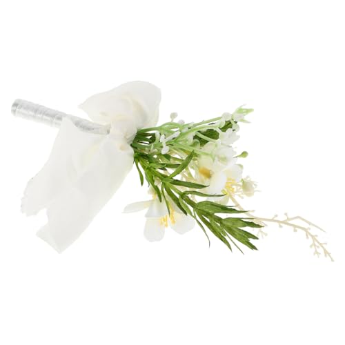 KOMBIUDA Ansteckblume Für Anzug Hochzeit Bräutigam Accessoire Pe Und Stoff Material Stilvolles Design Für Herren Mehrzweck Brustblume Für Besondere Anlässe von KOMBIUDA