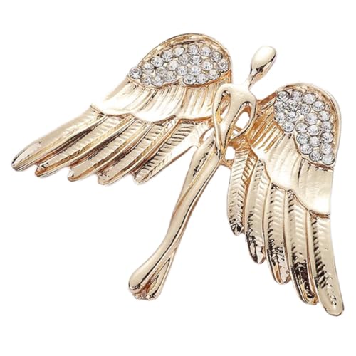 KOMBIUDA Engelsflügel Brosche Für Männer Und Frauen Goldene Anstecknadel Hochwertiges Design Für Anzüge Mäntel Und Schals Stilvolle Modeaccessoires Für Besondere Anlässe KOMBIUDA Engelsflügel Brosche Für Männer Und Frauen Goldene Anstecknadel Hochwertiges Design Für Anzüge Mäntel Und Schals Stilvolle Modeaccessoires Für Besondere Anlässe von KOMBIUDA
