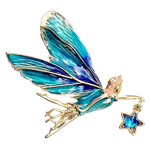KOMBIUDA Fairy Brooch Anstecknadel für Damen Kleidungsbrosche aus Hochwertiger Legierung Dekorativer Anzug Reverspin mit Feinem Design Vielseitig für Jacken Schals und Taschen Geeignet KOMBIUDA Fairy Brooch Anstecknadel für Damen Kleidungsbrosche aus Hochwertiger Legierung Dekorativer Anzug Reverspin mit Feinem Design Vielseitig für Jacken Schals und Taschen Geeignet von KOMBIUDA