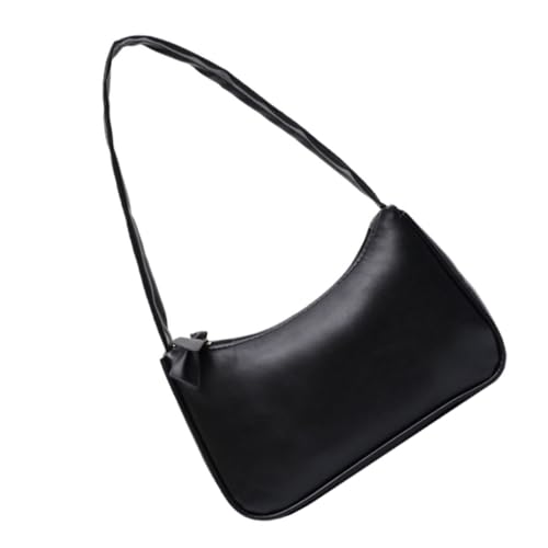 KOMBIUDA Fashionable Damen Schultertasche aus Hochwertigem PU Kompakt Leicht Schlichtes Retro design Praktische Umhängetasche für Alltag Party und Freizeit Modische Kleine Handtasche von KOMBIUDA