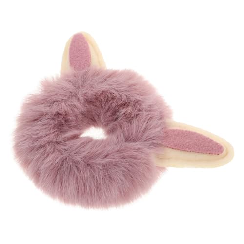 KOMBIUDA Haargummi Aus Kunstpelz Süßes Haarband Für Mädchen Pelziger Pferdeschwanzhalter Flauschige Haar-accessoires Ballett-haar-accessoire von KOMBIUDA