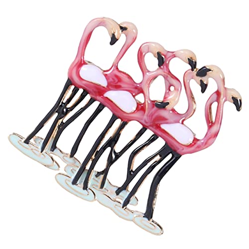 KOMBIUDA Funkelnde Flamingo Brosche mit Kristallbesatz Dekorative Anstecknadel für Kleidung und Taschen Design Modisches Accessoire für Damen zu Festen und Besonderen Anlässen von KOMBIUDA