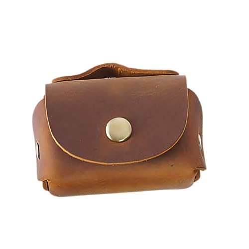 KOMBIUDA Genuine Schlüsselmäppchen Portemonnaie Münzfach Kompakt Tragbar Unisex für Autoschlüssel Schutz und Organisation von KOMBIUDA