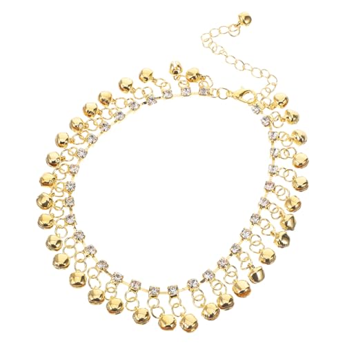 KOMBIUDA Glockenkette Knöchelkette Gold für Strandarmbänder Strand Fuß Quastenarmbänder Fußkettchen Strand Glocken Fußkettchen Fußkettchenschmuck Legierung von KOMBIUDA