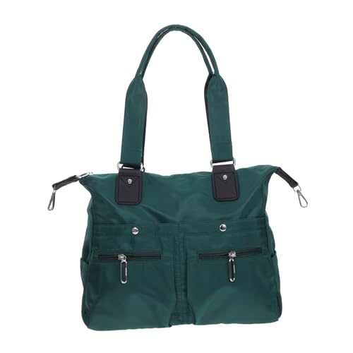 KOMBIUDA Große Kapazität Schultertasche Damen Nylon Polyester Tote Bag mit Mehreren Fächern Komfortable Schulterriemen Arbeitstasche Büro Pendeln Alltag von KOMBIUDA