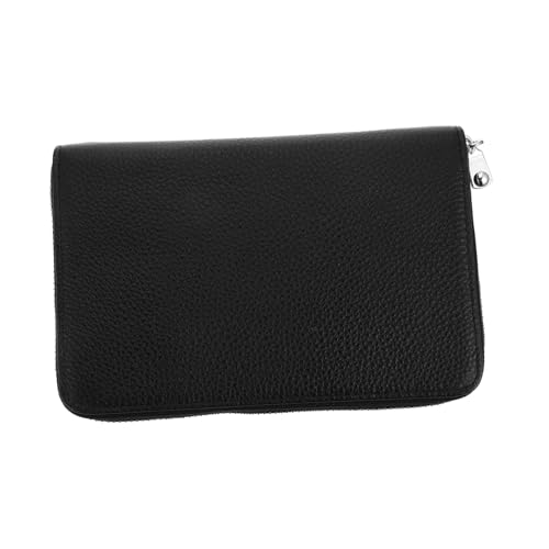 KOMBIUDA Großes RFID Geschütztes Kartenetui PU Geldbörse mit Reißverschluss Langlebig Vielseitig für Damen Alltag Shopping Reisen Schutz vor Datendiebstahl Leichte Kreditkartenhülle von KOMBIUDA