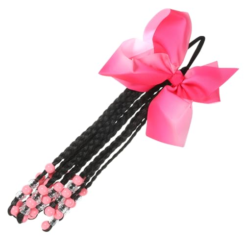 KOMBIUDA Hair Extension Ponytail Mit Beaded Bowknot Zopfverlängerung Für Mädchen Stilvolles Haaraccessoire Für Partys Cosplay Und Alltag Perfektes Für Freundinnen Und Familie von KOMBIUDA