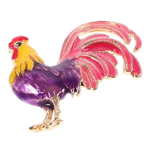 KOMBIUDA Hahn Anstecknadel aus Legiertem Modische Brosche mit Witterungsbeständigem Design Unisex Kleidung Accessoire für Anzüge Kleider Schals und Taschen KOMBIUDA Hahn Anstecknadel aus Legiertem Modische Brosche mit Witterungsbeständigem Design Unisex Kleidung Accessoire für Anzüge Kleider Schals und Taschen von KOMBIUDA