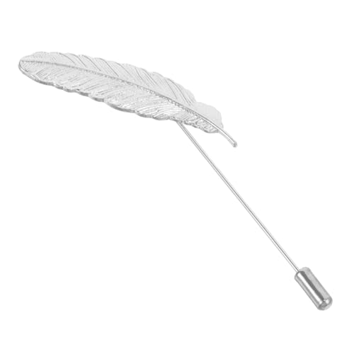 KOMBIUDA Herren Kragennadel Design aus Langlebiger Zinklegierung Vielseitige Anstecknadel für Hemdkragen und Anzug Stilvolles Business Accessoire für Männer Silberfarben von KOMBIUDA