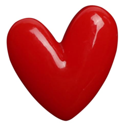 KOMBIUDA Herzförmige Brosche für Frauen Kreative Anstecknadel Langlebig und Farbecht für Kleidung Taschen und Hüte um Ihre Romantische Liebe Auszudrücken von KOMBIUDA