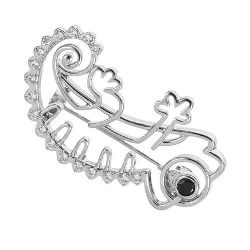 KOMBIUDA Hohle Chameleon Brosche aus Metall Einzigartiger Tier-anstecker mit Sicherem Verschluss Vielseitiges Accessoire für Mäntel Anzüge und Jacken Modische Unisex-kleidungsschmuck KOMBIUDA Hohle Chameleon Brosche aus Metall Einzigartiger Tier-anstecker mit Sicherem Verschluss Vielseitiges Accessoire für Mäntel Anzüge und Jacken Modische Unisex-kleidungsschmuck von KOMBIUDA