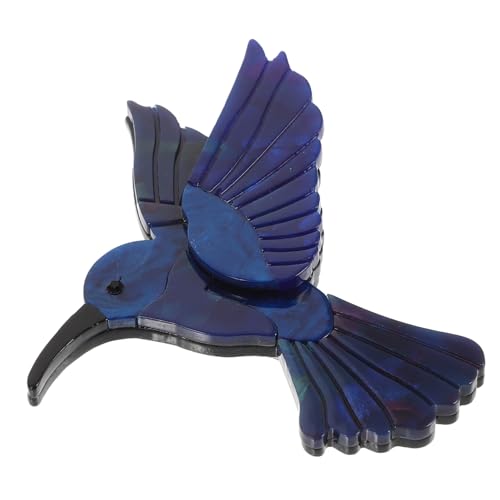 KOMBIUDA Hummingbird Brosche aus Acryl Bunte Tier anstecknadel für Kleidung Schal und Anzug Modische Vogel broschennadel Einzigartiger Schmuck für Damen und Herren von KOMBIUDA
