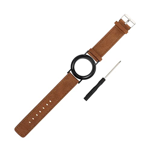 KOMBIUDA Junge Mädchen-ortungsuhrenarmband Verstellbares Armband Kompatibel Mit Finder Aus Echtem Leder Mit Hohler Runder Hülle Und Erhöhtem Für Schutz von KOMBIUDA