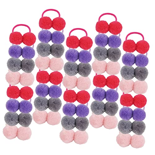 KOMBIUDA 40 Stück Kinder Haarseile Haarband Elastische Haargummis Haar-accessoires Für Mädchen von KOMBIUDA