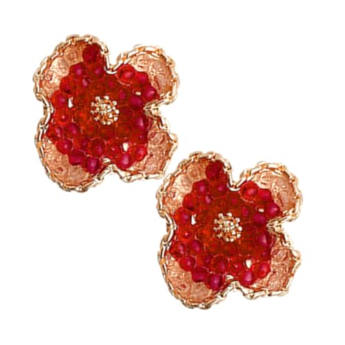 KOMBIUDA Kleine Damen Ohrstecker Blumenohrringe Vintage Schmuck Vielseitig Party und Alltag Geeignet von KOMBIUDA