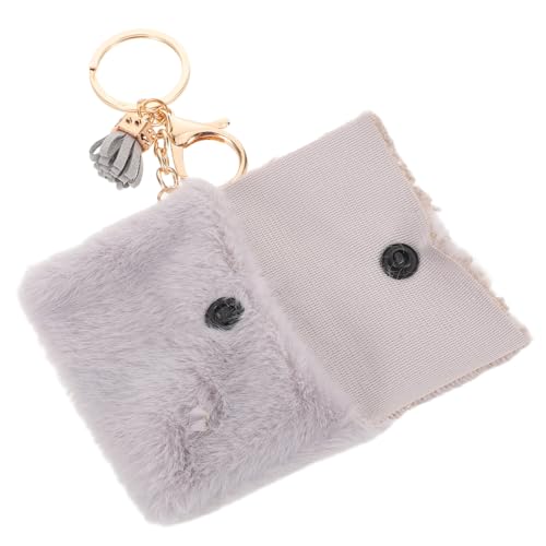 KOMBIUDA Kleines Münzgeldbörse Schlüsselanhänger Mini Plüsch Geldbeutel Vielseitig als Kartenhalter und Organizer für Handtasche Rucksack Auto von KOMBIUDA