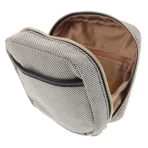 KOMBIUDA Kompakte Make-up Tasche mit Reißverschluss und Fächern Robuster Polyester Kosmetik Organizer für Reisen Tägliche Nutzung und Kurze Trips Leichter Vielseitiger Kulturbeutel von KOMBIUDA