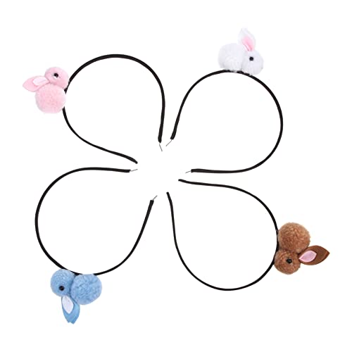 KOMBIUDA Kopfschmuck Hasenohren Stirnband Kopfbedeckung Partykostüm Kaninchen-haarreifen Für Erwachsene Und Kinder von KOMBIUDA