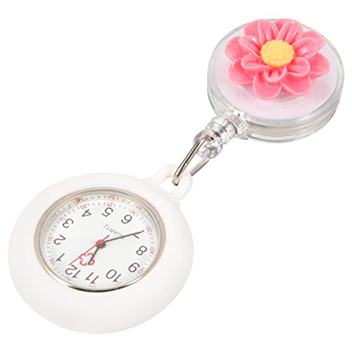KOMBIUDA Clip-on-taschenuhr Für Krankenschwestern Einziehbare Uhr Mit Schnur Tragbare Uhr Für Ärzte Und Pflegepersonal Robuste Und Zuverlässige Pflegeuhr von KOMBIUDA
